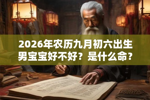 2026年农历九月初六出生男宝宝好不好？是什么命？