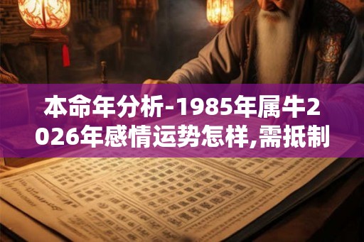 本命年分析-1985年属牛2026年感情运势怎样,需抵制不良诱惑