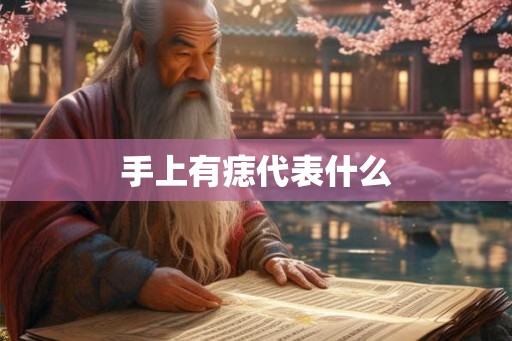 手上有痣代表什么