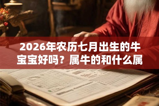 2026年农历七月出生的牛宝宝好吗？属牛的和什么属相不合