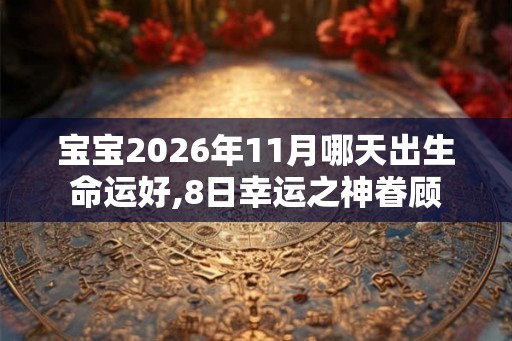 宝宝2026年11月哪天出生命运好,8日幸运之神眷顾
