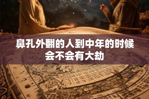 鼻孔外翻的人到中年的时候会不会有大劫