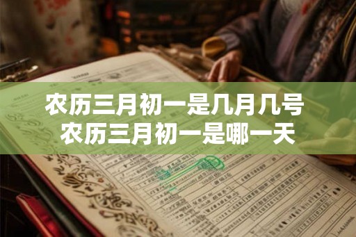 农历三月初一是几月几号 农历三月初一是哪一天