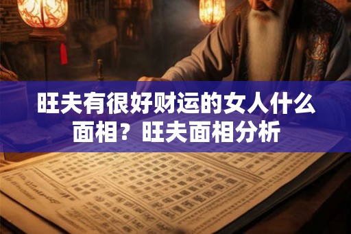 旺夫有很好财运的女人什么面相？旺夫面相分析