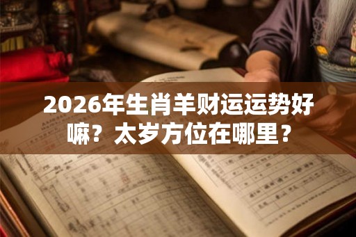 2026年生肖羊财运运势好嘛？太岁方位在哪里？