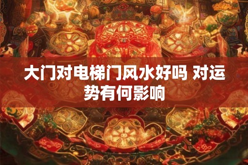 大门对电梯门风水好吗 对运势有何影响