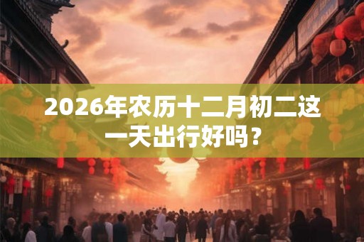 2026年农历十二月初二这一天出行好吗？