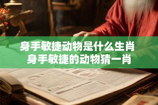 身手敏捷动物是什么生肖 身手敏捷的动物猜一肖 身手敏捷动物是什么生肖 身手敏捷的动物猜一肖