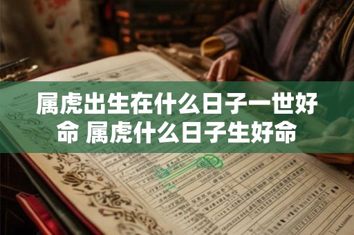属虎出生在什么日子一世好命 属虎什么日子生好命