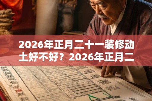 2026年正月二十一装修动土好不好?2026年正月二十一卦象吉凶? 2026年正月二十一装修动土好不好?2026年正月二十一卦象吉凶?