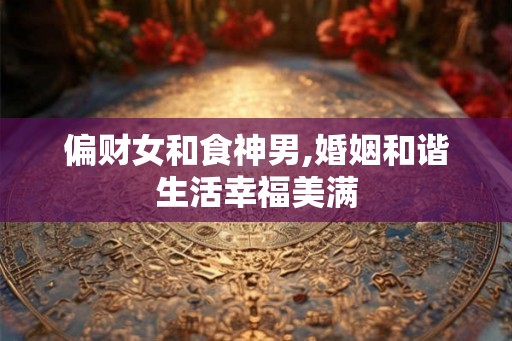 偏财女和食神男,婚姻和谐生活幸福美满
