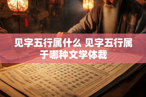 见字五行属什么 见字五行属于哪种文学体裁 见字五行属什么 见字五行属于哪种文学体裁