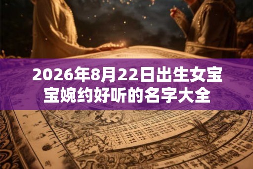 2026年8月22日出生女宝宝婉约好听的名字大全 2026年8月22日出生女宝宝婉约好听的名字大全