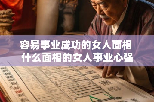 容易事业成功的女人面相 什么面相的女人事业心强 容易事业成功的女人面相 什么面相的女人事业心强