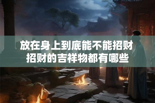 放在身上到底能不能招财 招财的吉祥物都有哪些 放在身上到底能不能招财 招财的吉祥物都有哪些