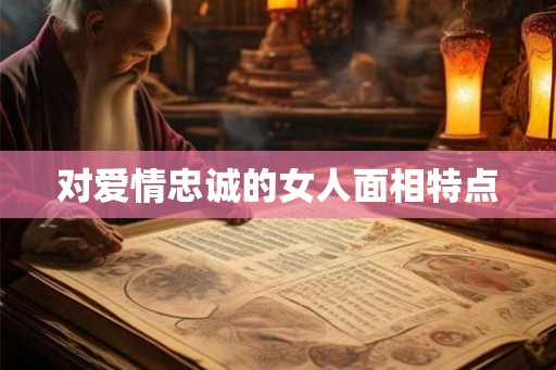 对爱情忠诚的女人面相特点