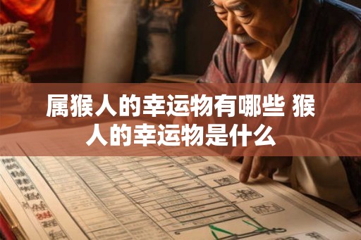 属猴人的幸运物有哪些 猴人的幸运物是什么 属猴人的幸运物有哪些 猴人的幸运物是什么