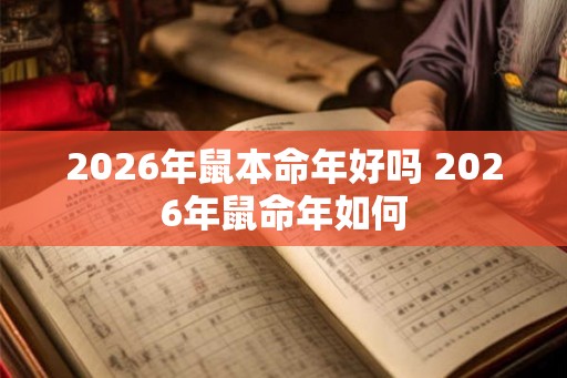 2026年鼠本命年好吗 2026年鼠命年如何