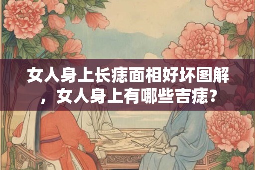 女人身上长痣面相好坏图解，女人身上有哪些吉痣？