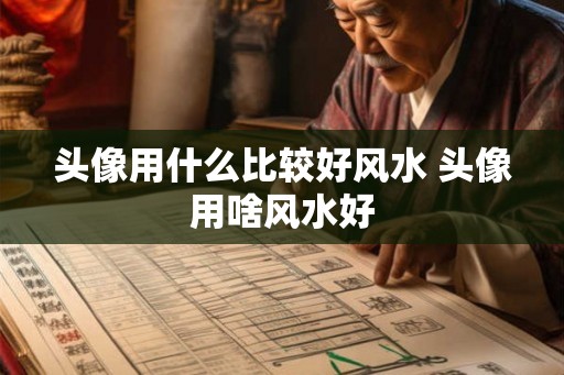 头像用什么比较好风水 头像用啥风水好