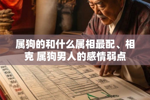 属狗的和什么属相最配、相克 属狗男人的感情弱点 属狗的和什么属相最配、相克 属狗男人的感情弱点