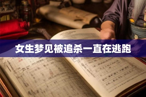 女生梦见被追杀一直在逃跑 女生梦见被追杀一直在逃跑