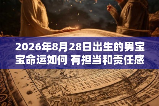 2026年8月28日出生的男宝宝命运如何 有担当和责任感
