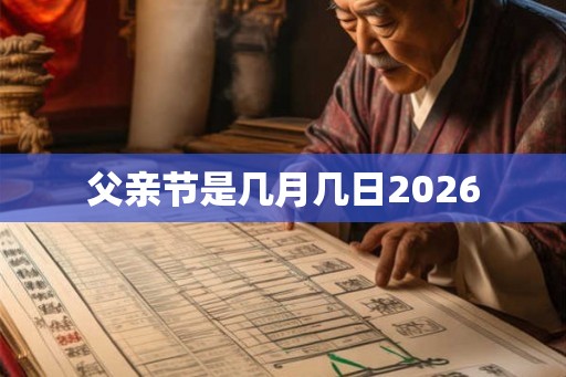 父亲节是几月几日2026