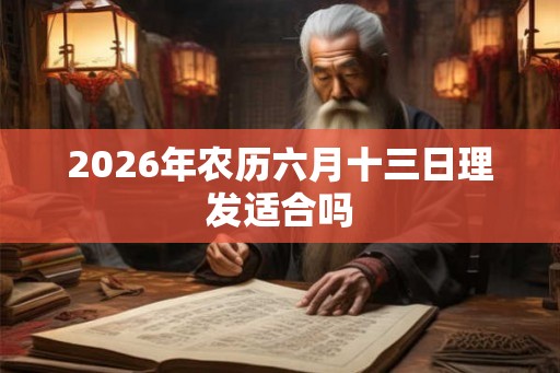 2026年农历六月十三日理发适合吗