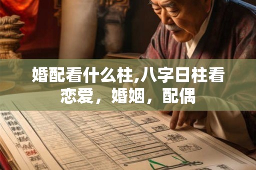 婚配看什么柱,八字日柱看恋爱，婚姻，配偶