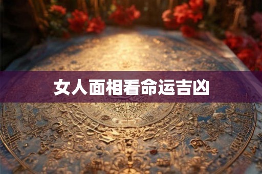 女人面相看命运吉凶