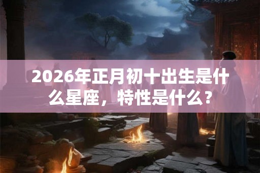 2026年正月初十出生是什么星座，特性是什么？