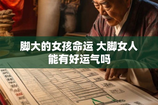 脚大的女孩命运 大脚女人能有好运气吗