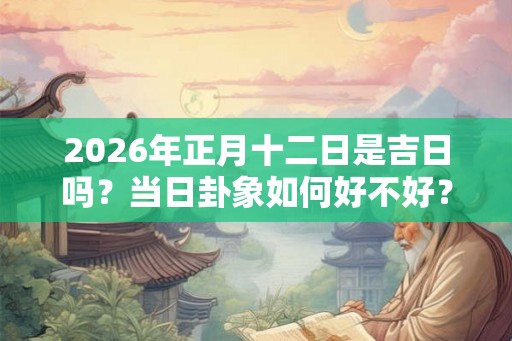 2026年正月十二日是吉日吗？当日卦象如何好不好？