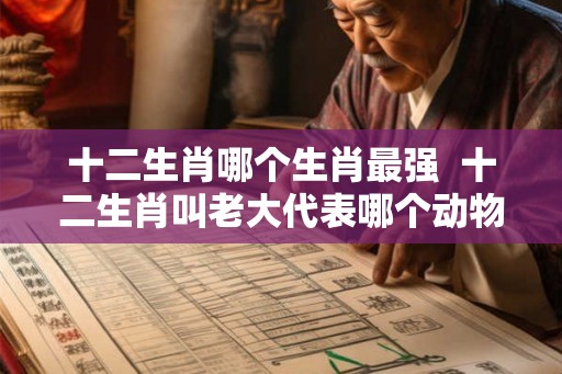 十二生肖哪个生肖最强  十二生肖叫老大代表哪个动物
