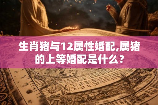 生肖猪与12属性婚配,属猪的上等婚配是什么？