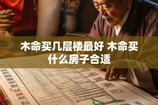 木命买几层楼最好 木命买什么房子合适