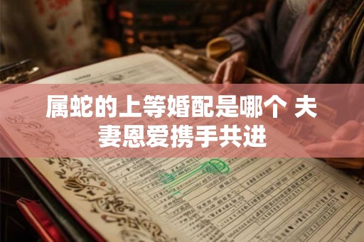 属蛇的上等婚配是哪个 夫妻恩爱携手共进