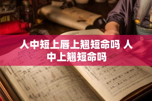 人中短上唇上翘短命吗 人中上翘短命吗