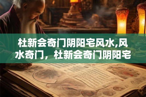 杜新会奇门阴阳宅风水,风水奇门，杜新会奇门阴阳宅解析