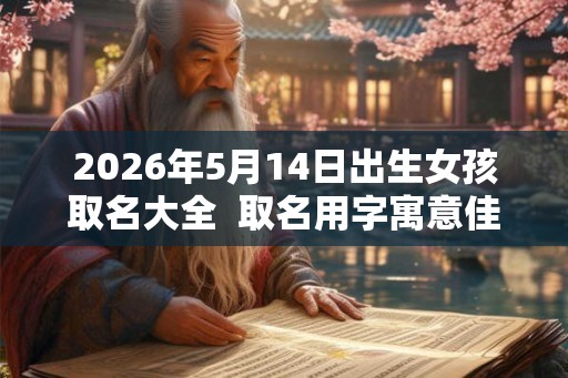 2026年5月14日出生女孩取名大全  取名用字寓意佳