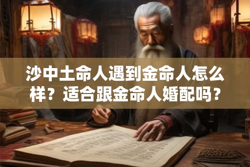 沙中土命人遇到金命人怎么样?适合跟金命人婚配吗? 沙中土命人遇到金命人怎么样?适合跟金命人婚配吗?