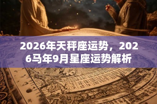 2026年天秤座运势，2026马年9月星座运势解析