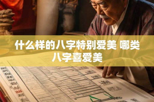 什么样的八字特别爱美 哪类八字喜爱美