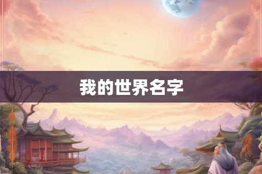 我的世界名字