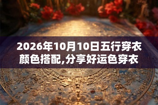 2026年10月10日五行穿衣颜色搭配,分享好运色穿衣搭配