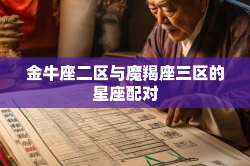 金牛座二区与魔羯座三区的星座配对 金牛座二区与魔羯座三区的星座配对