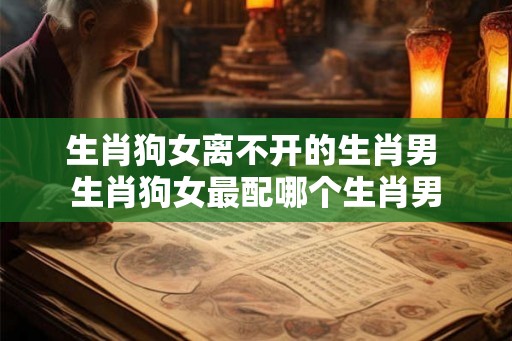 生肖狗女离不开的生肖男 生肖狗女最配哪个生肖男