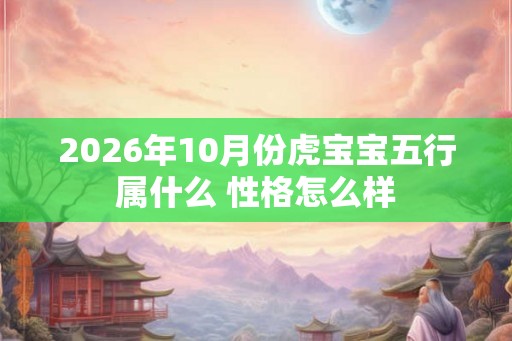 2026年10月份虎宝宝五行属什么 性格怎么样 2026年10月份虎宝宝五行属什么 性格怎么样