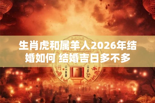 生肖虎和属羊人2026年结婚如何 结婚吉日多不多
